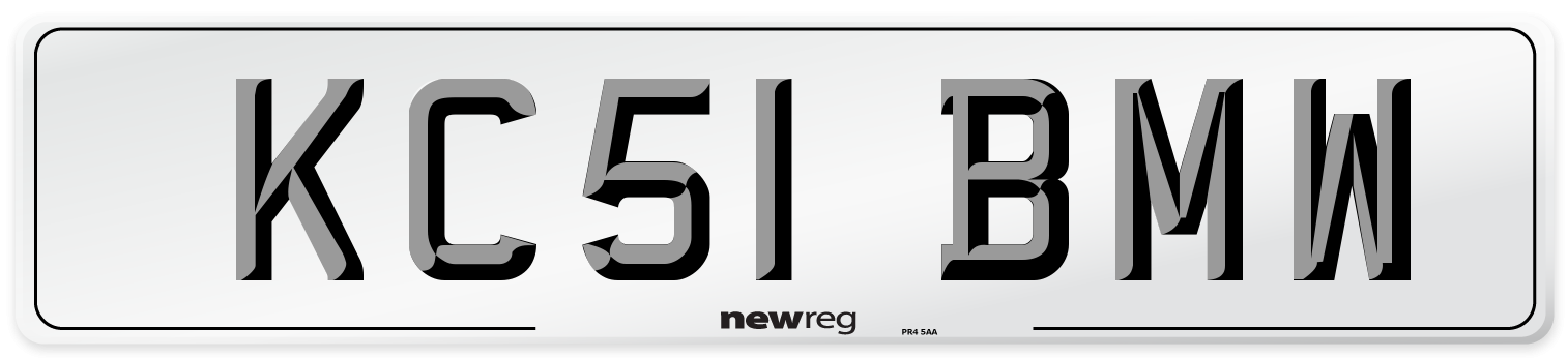KC51 BMW Number Plate from New Reg